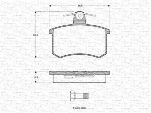 MAGNETI MARELLI 363702160936 stabdžių trinkelių rinkinys, diskinis stabdys 
 Techninės priežiūros dalys -> Papildomas remontas
0009945750, 0060743565, 60760120