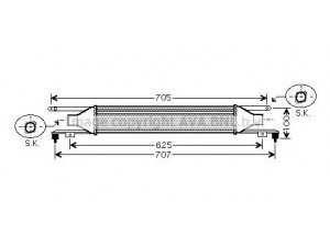 AVA QUALITY COOLING OL4421 tarpinis suslėgto oro aušintuvas, kompresorius 
 Variklis -> Oro tiekimas -> Įkrovos agregatas (turbo/superįkrova) -> Tarpinis suslėgto oro aušintuvas
6302080, 55702194