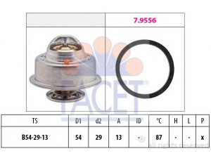 FACET 7.8211 termostatas, aušinimo skystis 
 Aušinimo sistema -> Termostatas/tarpiklis -> Thermostat
273459, 273459-8