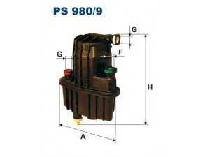 FILTRON PS980/9 kuro filtras 
 Techninės priežiūros dalys -> Papildomas remontas
7701061578, 7701062072, 7701479151