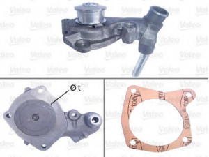 VALEO 506287 vandens siurblys 
 Aušinimo sistema -> Vandens siurblys/tarpiklis -> Vandens siurblys
1318354, 1517754, 5028472
