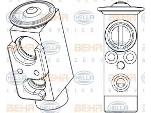 HELLA 8UW 351 234-501 išsiplėtimo vožtuvas, oro kondicionavimas 
 Oro kondicionavimas -> Vožtuvai
182 2560, 2 139 672 7, 74 21 396 727