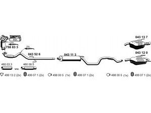 ERNST 050693 išmetimo sistema 
 Išmetimo sistema -> Išmetimo sistema, visa