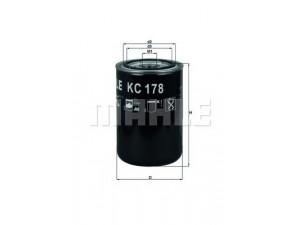 KNECHT KC 178 kuro filtras 
 Techninės priežiūros dalys -> Papildomas remontas
1345335