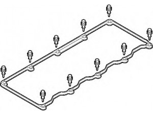 ELRING 903.180 tarpiklių komplektas, svirties gaubtas 
 Variklis -> Cilindrų galvutė/dalys -> Svirties dangtelis/tarpiklis
51.03905-0182