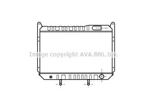AVA QUALITY COOLING DN2068 radiatorius, variklio aušinimas 
 Aušinimo sistema -> Radiatorius/alyvos aušintuvas -> Radiatorius/dalys
2145007P02