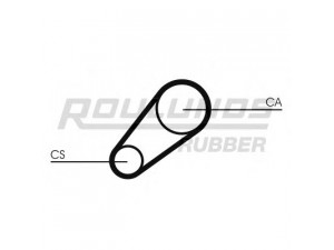 ROULUNDS RUBBER RR1329 paskirstymo diržas 
 Techninės priežiūros dalys -> Papildomas remontas
3919163