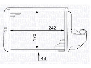 MAGNETI MARELLI 350218347000 šilumokaitis, salono šildymas 
 Šildymas / vėdinimas -> Šilumokaitis
64 11 8 390 435, 8 390 435