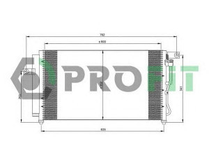 PROFIT PR 1301C1 kondensatorius, oro kondicionierius 
 Oro kondicionavimas -> Kondensatorius
976061E000