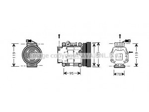 AVA QUALITY COOLING FTK041 kompresorius, oro kondicionierius 
 Oro kondicionavimas -> Kompresorius/dalys
7765865, 7793336, 7765865, 7793336