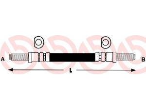 BREMBO T 24 078 stabdžių žarnelė 
 Stabdžių sistema -> Stabdžių žarnelės
6983011, 91AB2282DB, 1987481351