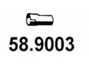 ASSO 58.9003 išleidimo kolektorius 
 Išmetimo sistema -> Išmetimo vamzdžiai
321253141B, 331253141, 331253141B