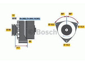BOSCH 0 120 488 278 kintamosios srovės generatorius 
 Elektros įranga -> Kint. sr. generatorius/dalys -> Kintamosios srovės generatorius
1516637R, 366 150 23 50, A 366 150 23 50