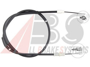 A.B.S. K13856 trosas, stovėjimo stabdys 
 Stabdžių sistema -> Valdymo svirtys/trosai
9064202985, 9064206985