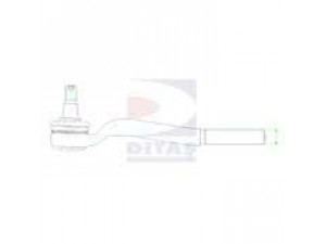 DITAS A2-2215 skersinės vairo trauklės galas 
 Vairavimas -> Vairo mechanizmo sujungimai
001 330 62 35
