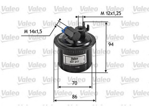 VALEO 587217 kuro filtras 
 Techninės priežiūros dalys -> Papildomas remontas
16010-SM-4507, 16010-SM-4951, 16010-SM-4952