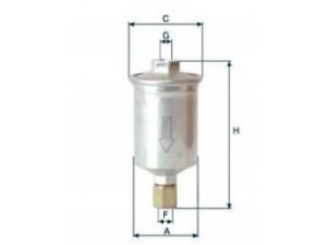 UNIFLUX FILTERS XB244 kuro filtras
