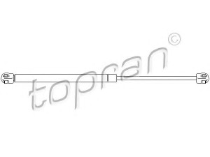 TOPRAN 401 490 dujinė spyruoklė, bagažinė 
 Priedai -> Bagažinė/pakrovimo skyrius
202 980 03 64