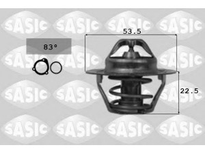 SASIC 3304003 termostatas, aušinimo skystis 
 Aušinimo sistema -> Termostatas/tarpiklis -> Thermostat
4401737, 8200125655