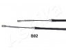 ASHIKA 131-0S-S02 trosas, stovėjimo stabdys 
 Stabdžių sistema -> Valdymo svirtys/trosai
49010-08102