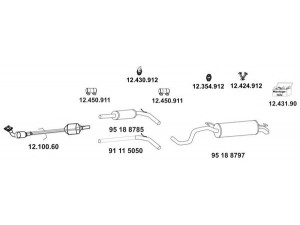 EBERSPÄCHER 12_1276_9 išmetimo sistema 
 Išmetimo sistema -> Išmetimo sistema, visa