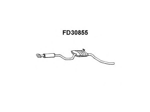 VENEPORTE FD30855 vidurinis duslintuvas 
 Išmetimo sistema -> Duslintuvas
5020043, 6146563, 6162047