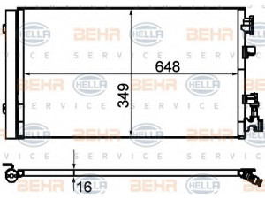 HELLA 8FC 351 310-541 kondensatorius, oro kondicionierius 
 Oro kondicionavimas -> Kondensatorius
92 11 000 01R