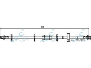 APEC braking HOS3022 stabdžių žarnelė 
 Stabdžių sistema -> Stabdžių žarnelės
7549015, 7563848, 7569161, 7549015