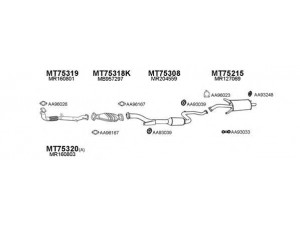 VENEPORTE 750031 išmetimo sistema 
 Išmetimo sistema -> Išmetimo sistema, visa