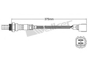 WALKER PRODUCTS 250-24322 lambda jutiklis 
 Variklis -> Variklio elektra
22690AA570