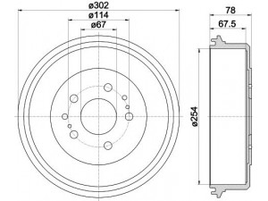 HELLA PAGID 8DT 355 302-201 stabdžių būgnas 
 Stabdžių sistema -> Būgninis stabdys -> Stabdžių būgnas
J4243135190, J4243135190, J4243135190