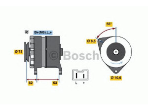 BOSCH 0 986 032 241 kintamosios srovės generatorius 
 Elektros įranga -> Kint. sr. generatorius/dalys -> Kintamosios srovės generatorius
5557 99, 5705 C3, 5705 P0, 95 493 164