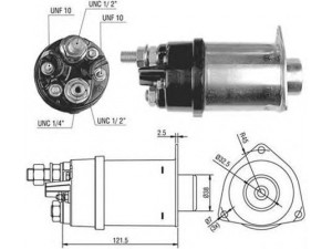 MAGNETI MARELLI 940113050525 solenoidinis jungiklis, starteris