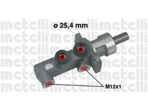 METELLI 05-0643 pagrindinis cilindras, stabdžiai 
 Stabdžių sistema -> Pagrindinis stabdžių cilindras
77364503, 9949166
