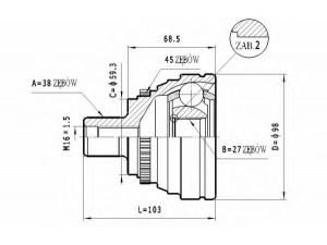 STATIM C.330 jungčių komplektas, kardaninis velenas 
 Ratų pavara -> Sujungimai/komplektas
4A0498099D, 4A0498099