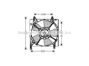 AVA QUALITY COOLING MT7525 ventiliatorius, radiatoriaus