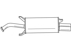 AKS DASIS SG53628 galinis duslintuvas