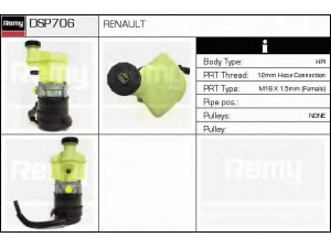 DELCO REMY DSP706 hidraulinis siurblys, vairo sistema 
 Vairavimas -> Vairo pavara/siurblys
7700421259, 7701470783