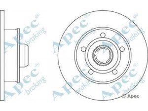 APEC braking DSK228 stabdžių diskas 
 Stabdžių sistema -> Diskinis stabdys -> Stabdžių diskas
815615301B, 8D0615301B, 8D0615601B