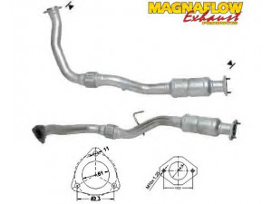 MAGNAFLOW 75818D katalizatoriaus keitiklis 
 Išmetimo sistema -> Katalizatoriaus keitiklis
854432, 97143769