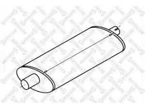 STELLOX 82-03022-SX vidurinis / galinis duslintuvas
42073154, 42090557