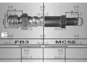 MAL? 80299 stabdžių žarnelė 
 Stabdžių sistema -> Stabdžių žarnelės
4604285135