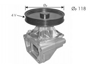 SPIDAN 60314 vandens siurblys 
 Aušinimo sistema -> Vandens siurblys/tarpiklis -> Vandens siurblys
7617168, 7635148, 7651586, 7691046