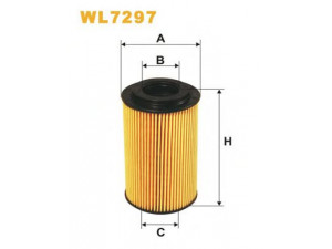 WIX FILTERS WL7297 alyvos filtras 
 Filtrai -> Alyvos filtras
99610722552, 99610722553, 99610722560