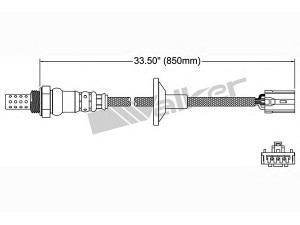 WALKER PRODUCTS 250-24597 lambda jutiklis
30617127
