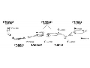 VENEPORTE 250497 išmetimo sistema 
 Išmetimo sistema -> Išmetimo sistema, visa
