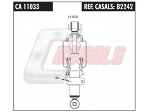 CASALS B2242 amortizatorius, kabinos pakaba 
 Kėbulas -> Vairuotojo kabina -> Pakaba, vairuotojo kabina
41028763, 41028764, 500348793, 500377878