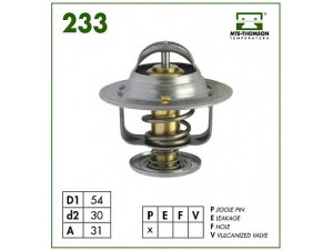 MTE-THOMSON 233.82 termostatas, aušinimo skystis 
 Aušinimo sistema -> Termostatas/tarpiklis -> Thermostat
C28067, C37129, C87129, 7540318