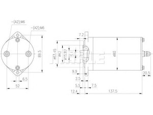 MAHLE ORIGINAL MM 234 elektrovariklis
