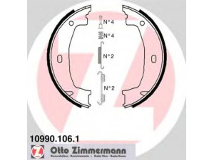 ZIMMERMANN 10990.106.1 stabdžių trinkelių komplektas, stovėjimo stabdis 
 Stabdžių sistema -> Rankinis stabdys
3441 1 163 244, 3441 1 165 968